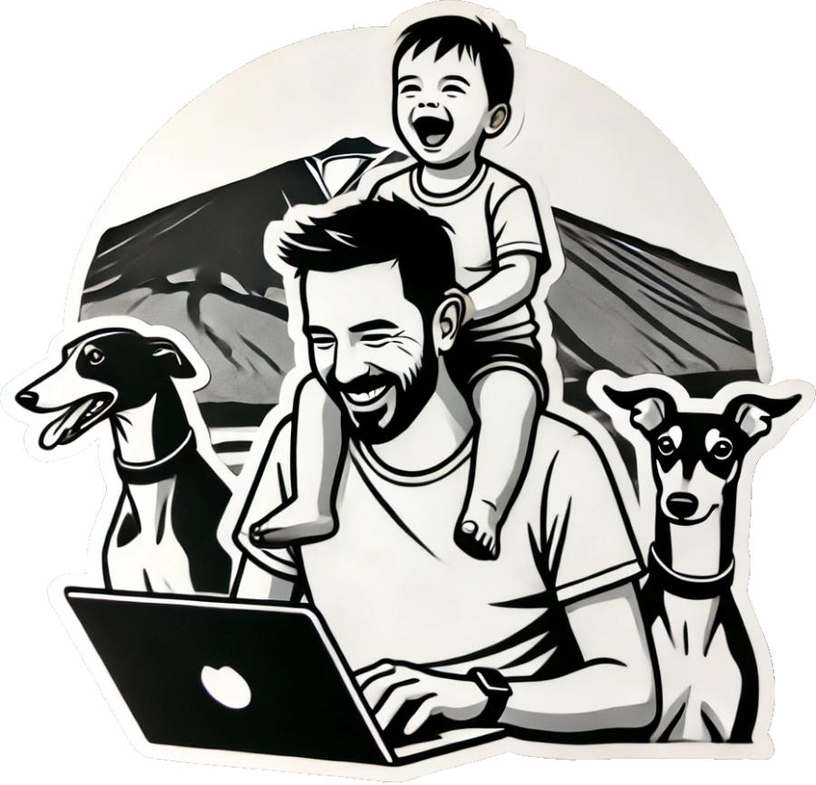 Developer man illustration